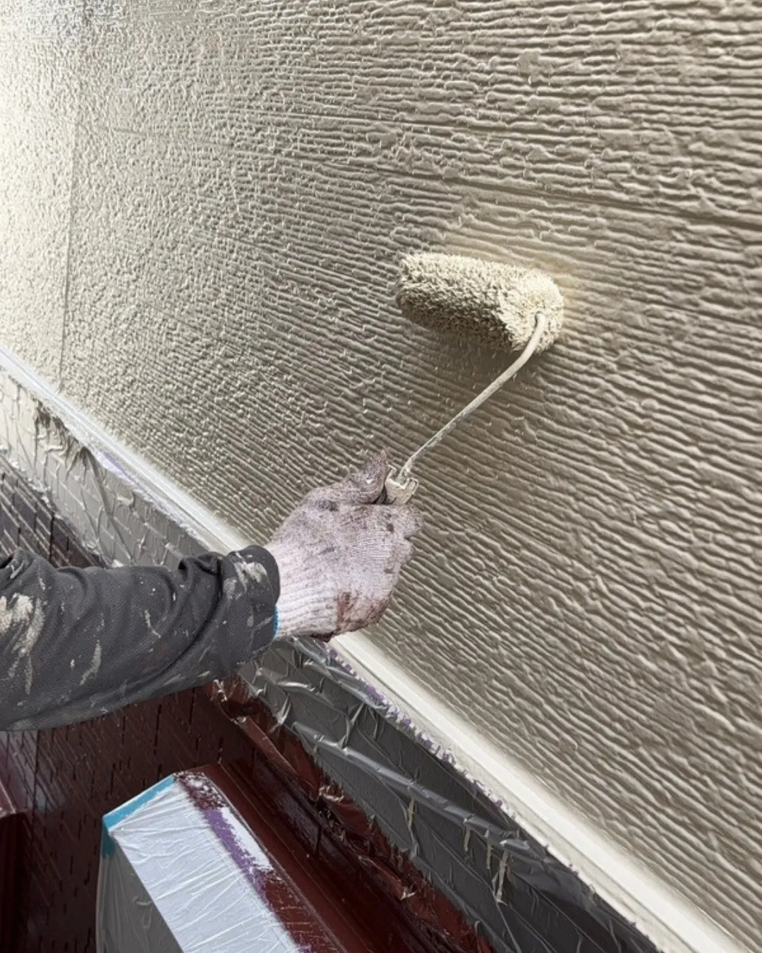 ー松戸市K様邸外壁上塗り他(屋根・外壁塗装工事)-