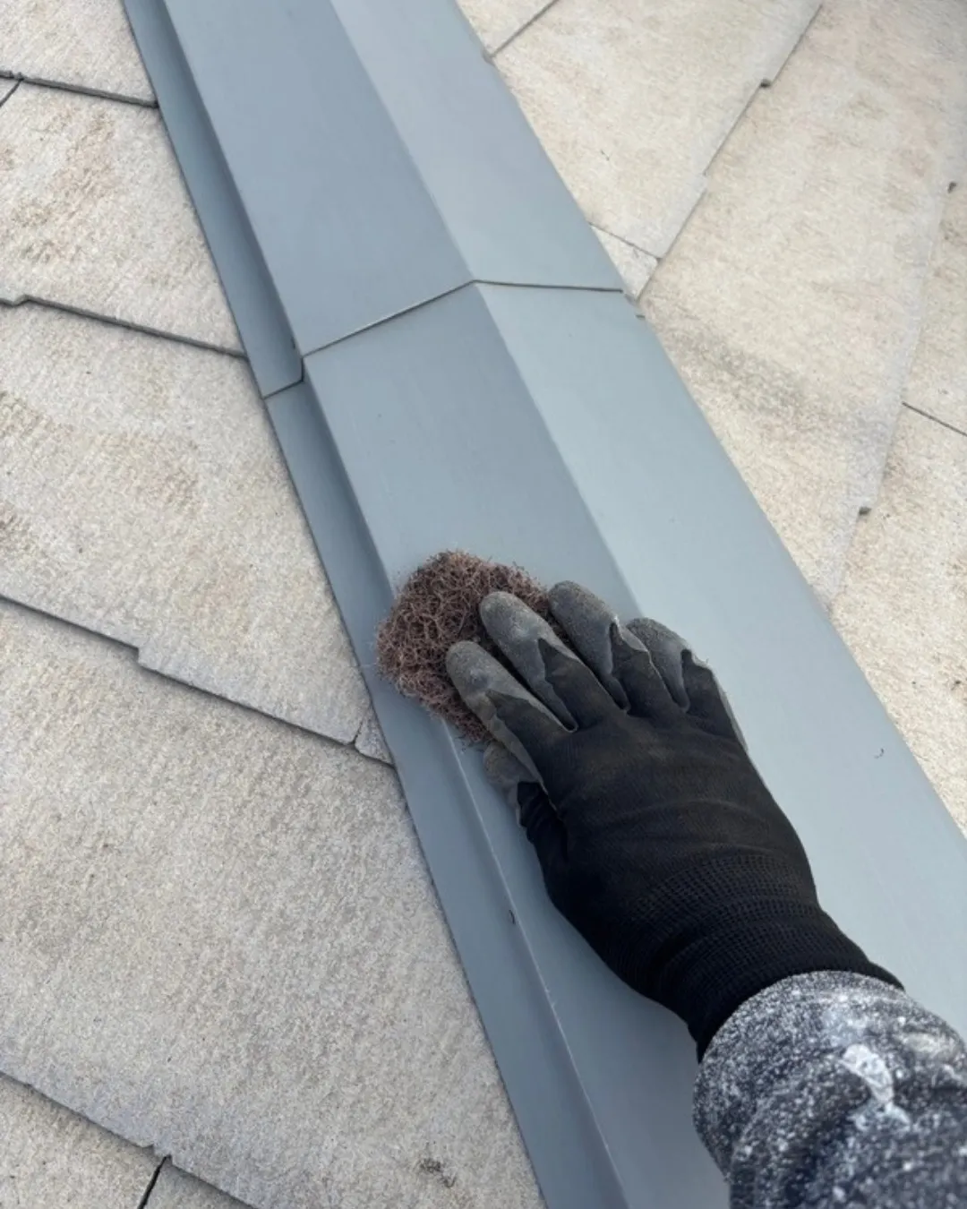 ー市川市O様邸屋根塗装作業他（屋根・外壁塗装工事）－