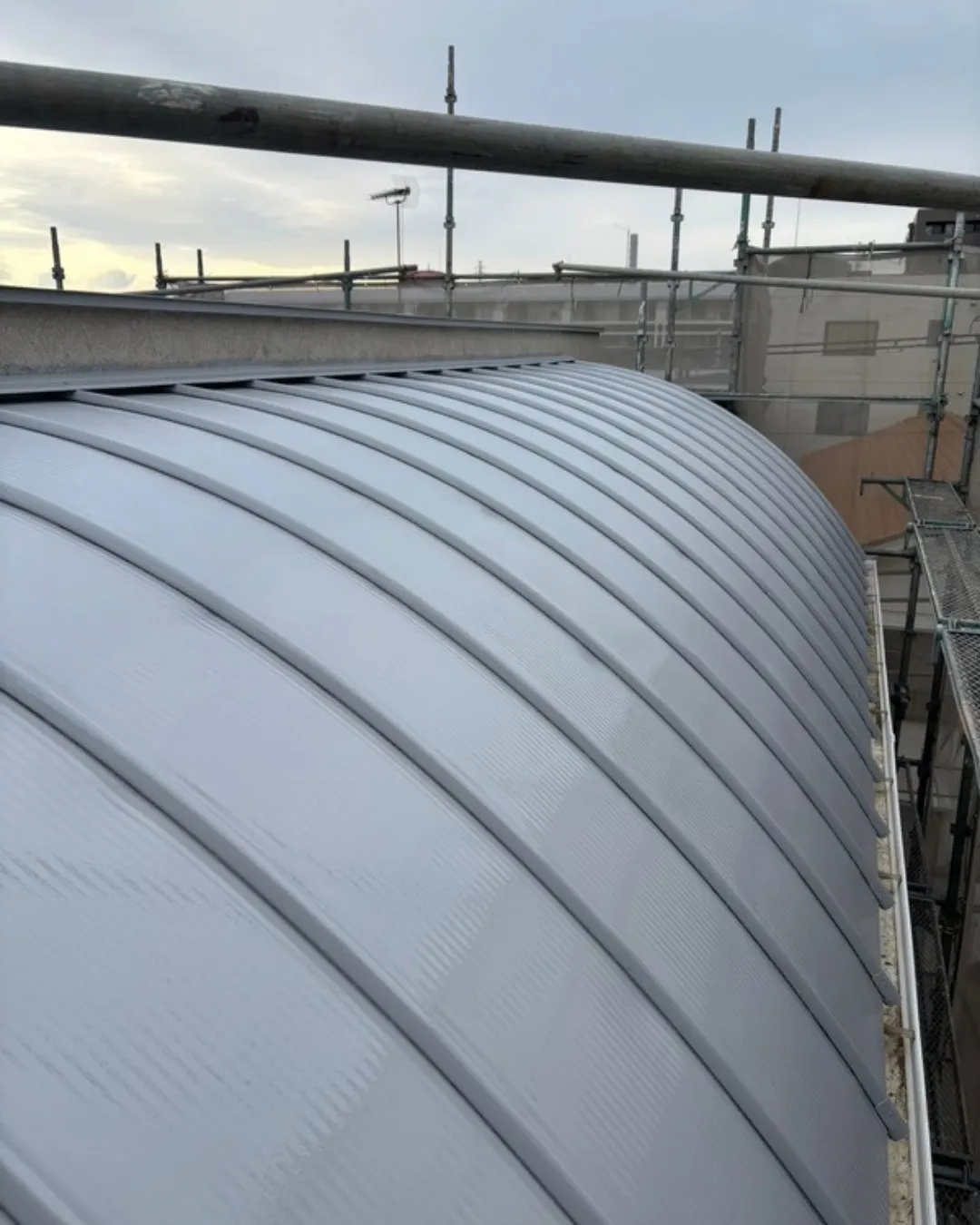 ー市川市O様邸屋根塗装作業他（屋根・外壁塗装工事）－