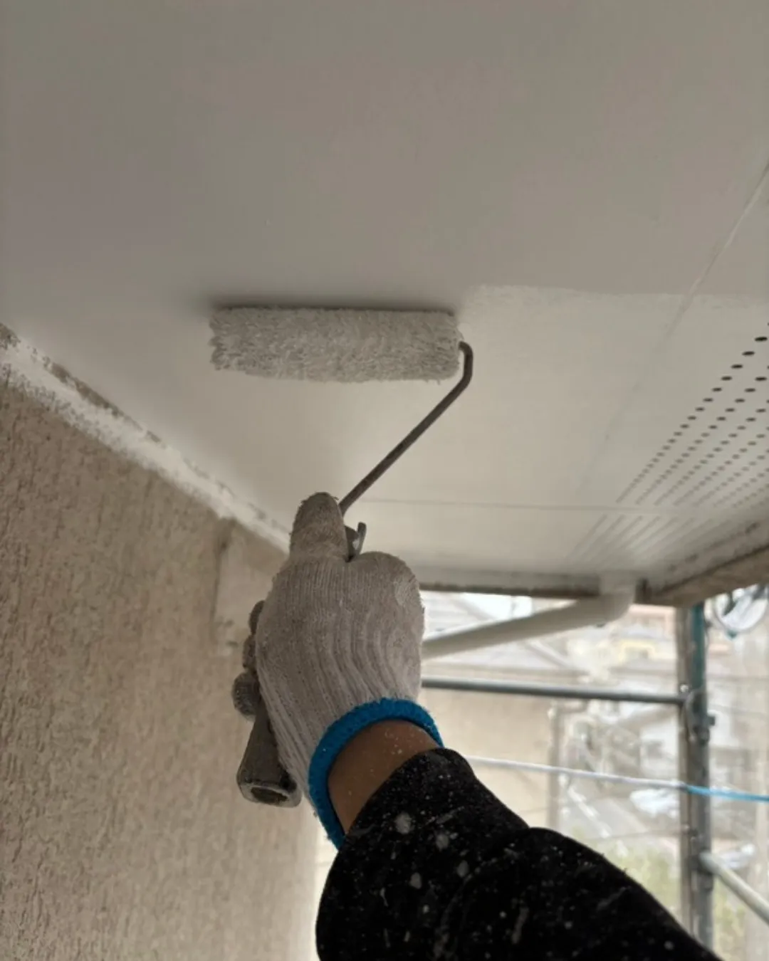 ー市川市O様邸養生他（屋根・外壁塗装工事）－