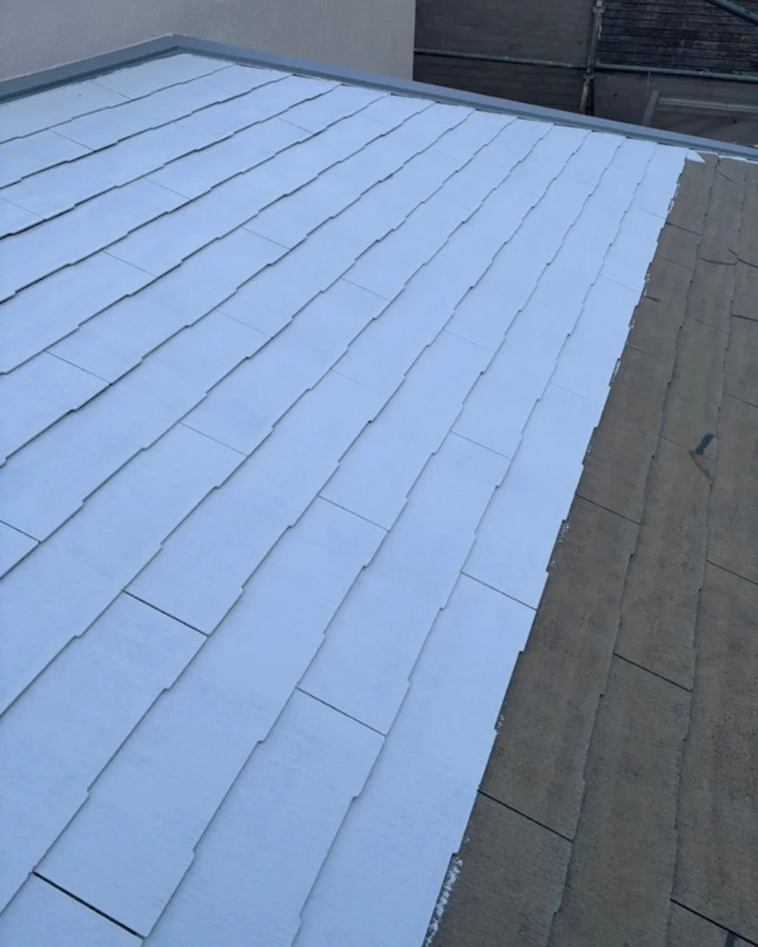 ー市川市O様邸外壁中塗り他（屋根・外壁塗装工事）－