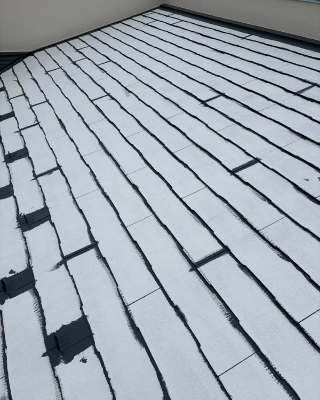 ー市川市O様邸屋根中塗り他（屋根・外壁塗装工事）－