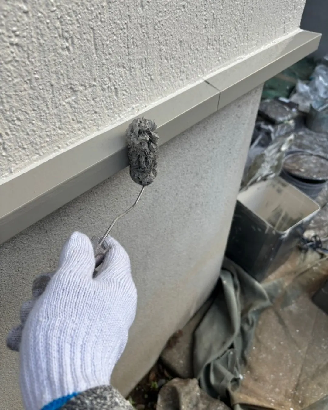 ー市川市O様邸外壁上塗り他(屋根・外壁塗装工事)-