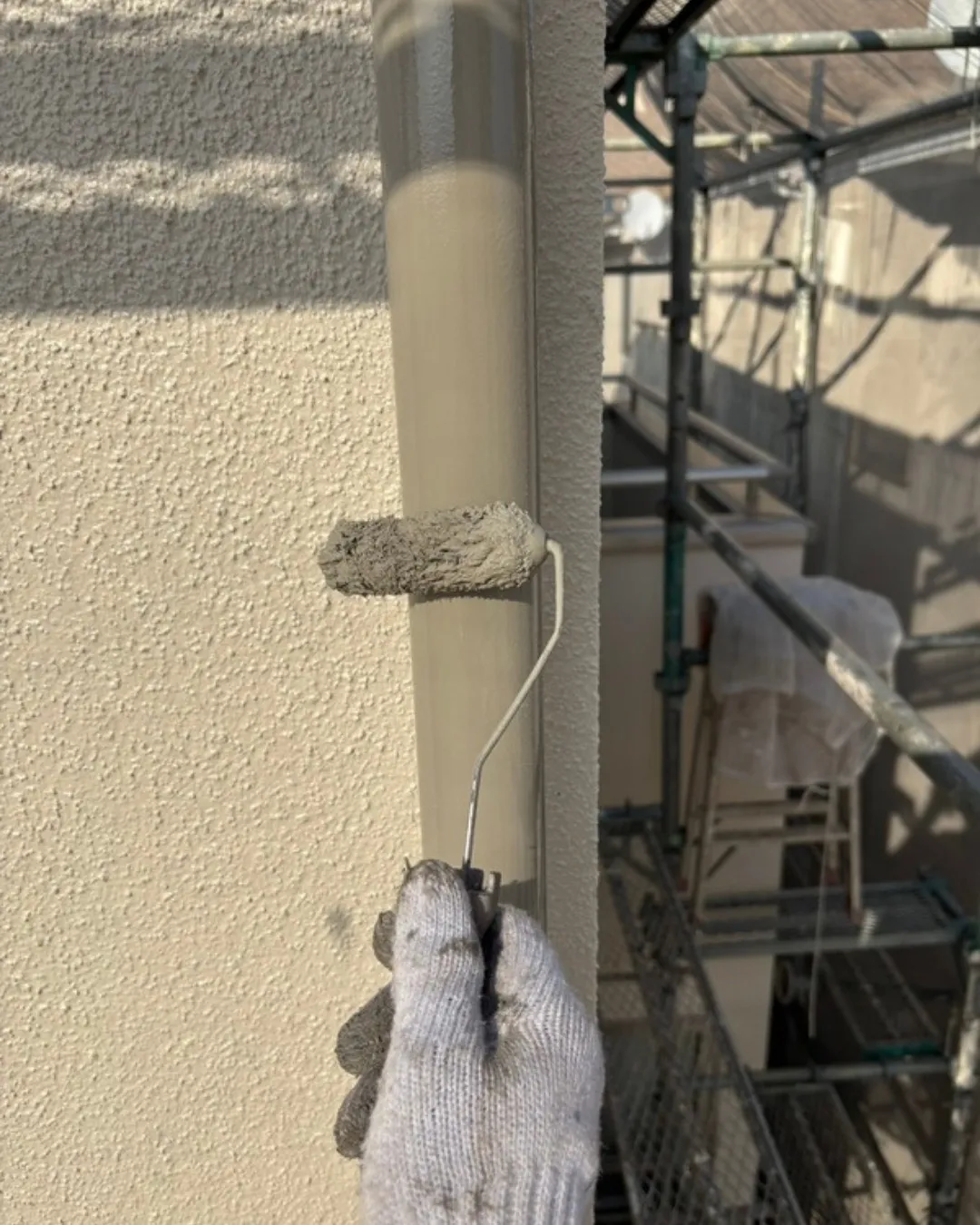 ー市川市O様邸付帯部塗装（屋根・外壁塗装工事）－