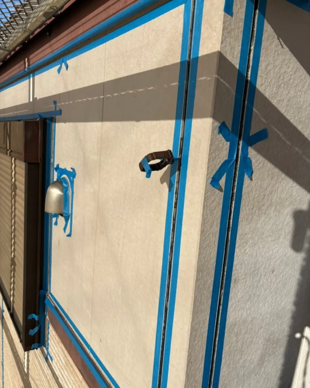 ー松戸市K様邸コーキング養生（屋根・外壁塗装工事）－