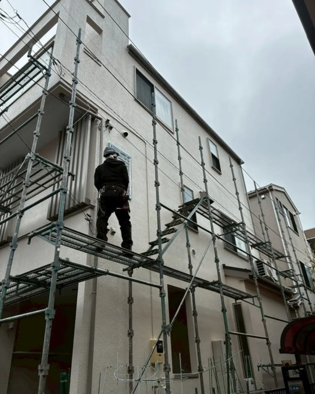 ー市川市O様邸足場解体（屋根・外壁塗装工事）－