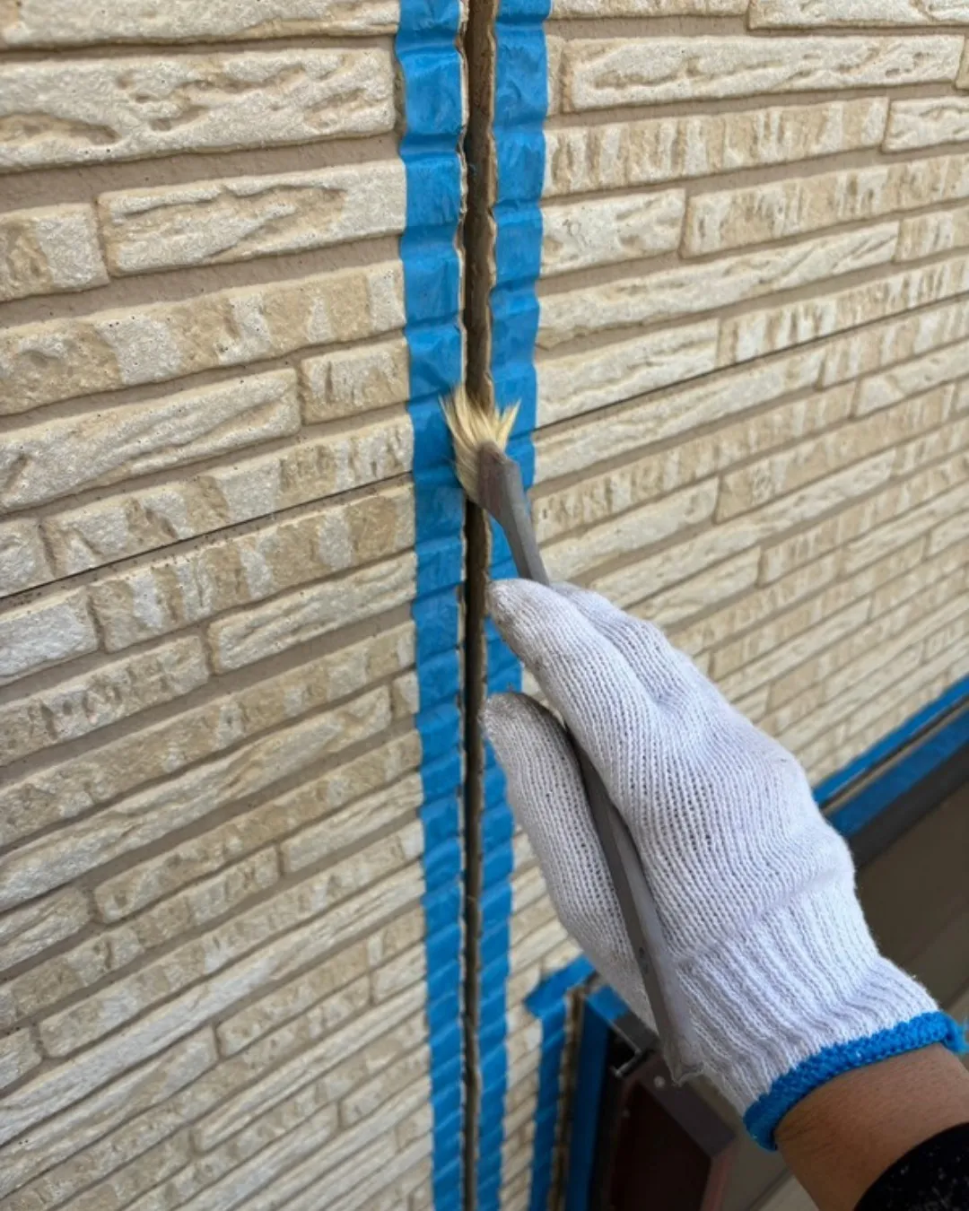 ー松戸市K様邸コーキング打ち込み（屋根・外壁塗装工事）－