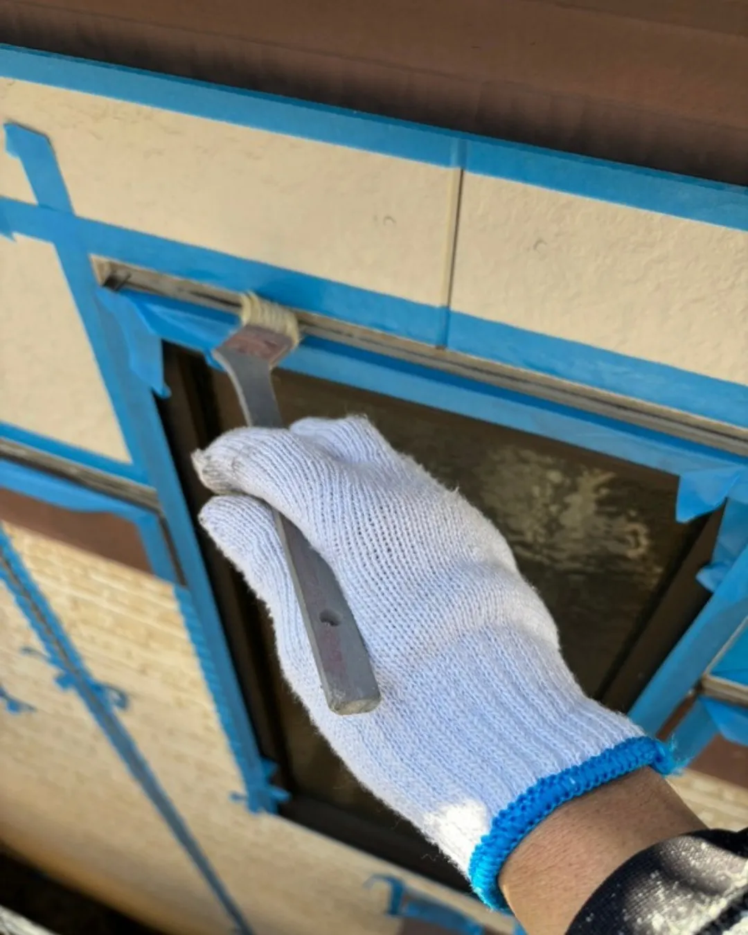 ー松戸市K様邸コーキング打ち込み（屋根・外壁塗装工事）－