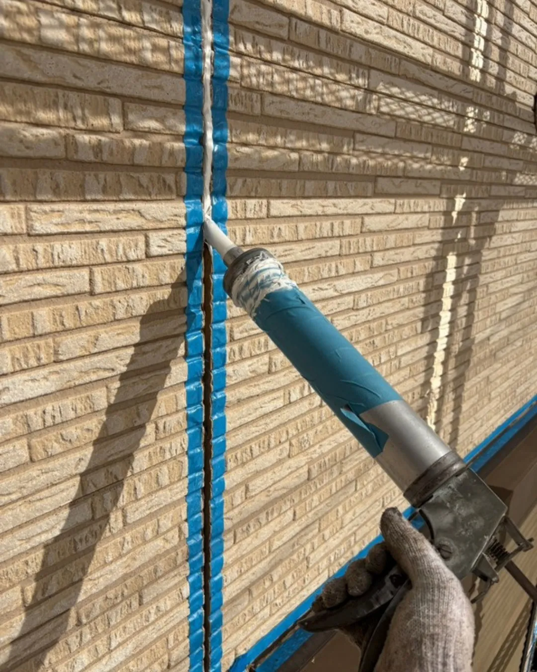 ー松戸市K様邸コーキング打ち込み（屋根・外壁塗装工事）－