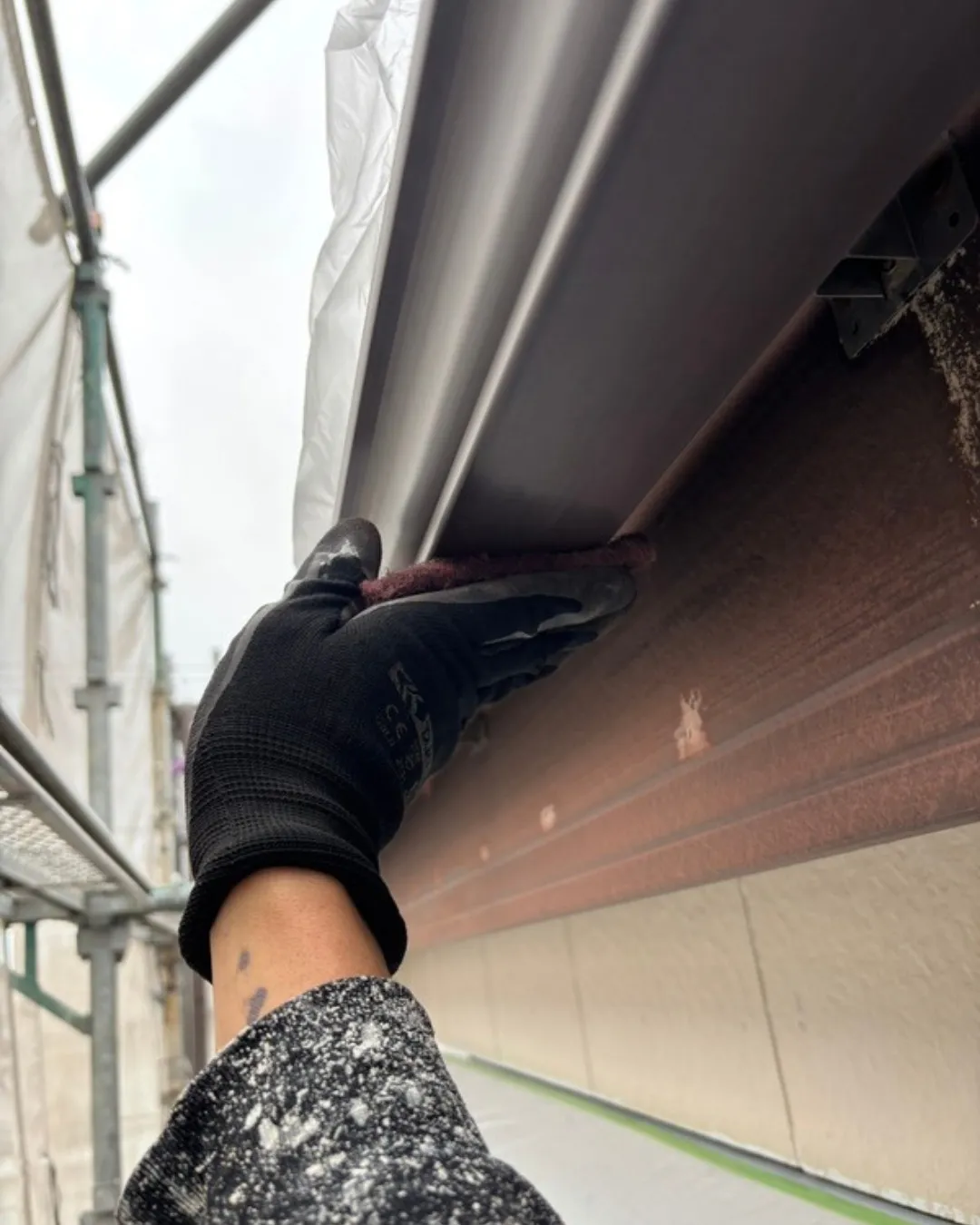 ー松戸市K様邸ケレン作業他（屋根・外壁塗装工事）－