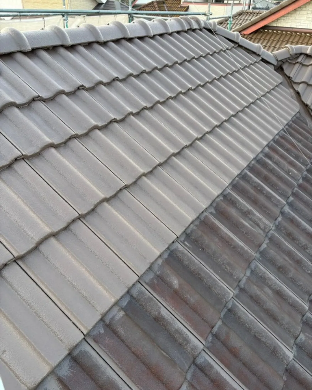 ー松戸市K様邸屋根中塗り他（屋根・外壁塗装工事）－