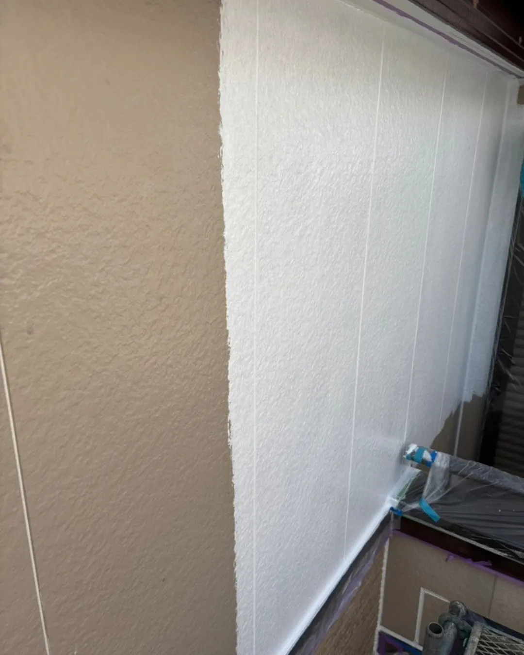 ー松戸市K様邸外壁下塗り（屋根・外壁塗装工事）－