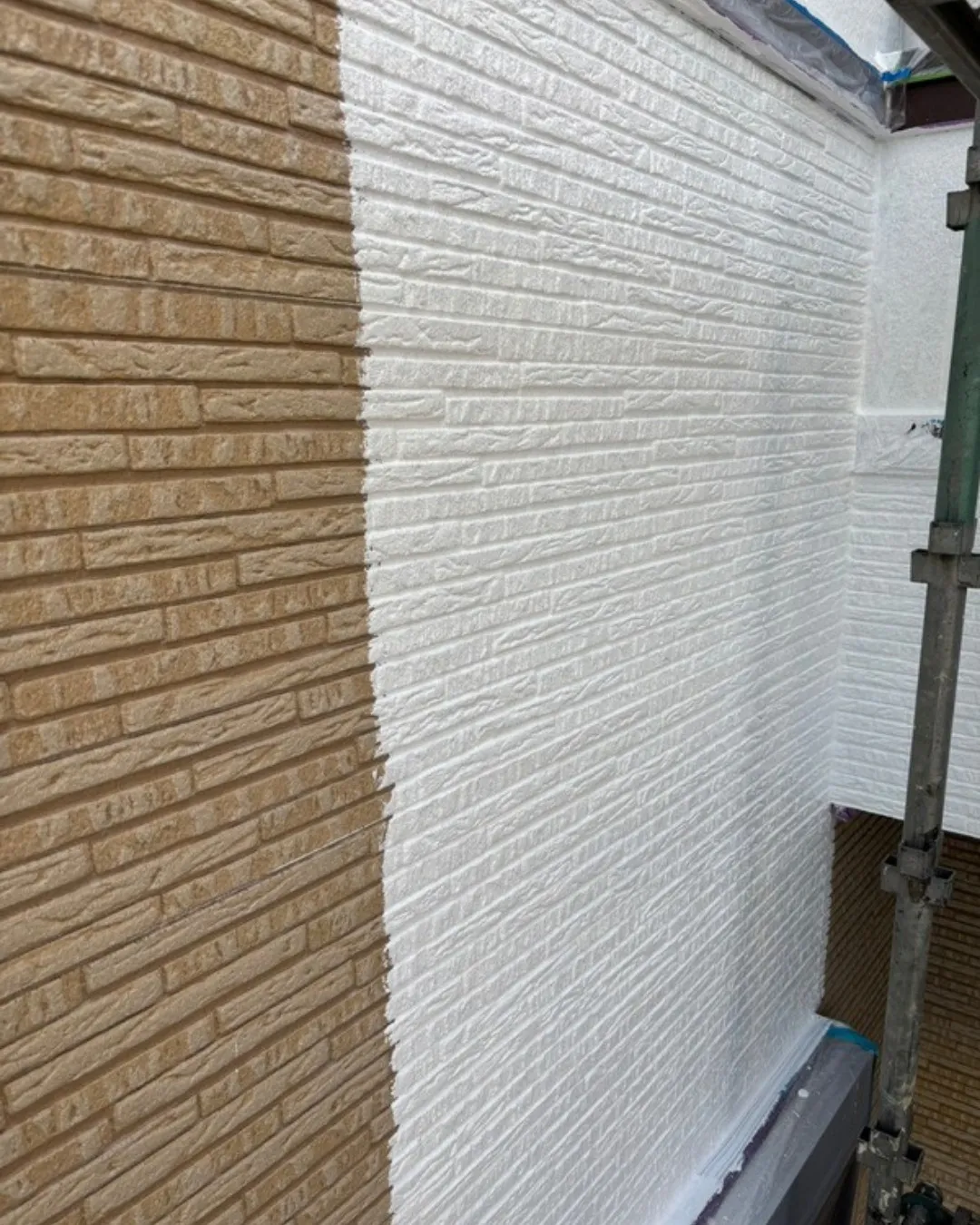 ー松戸市K様邸外壁下塗り（屋根・外壁塗装工事）－