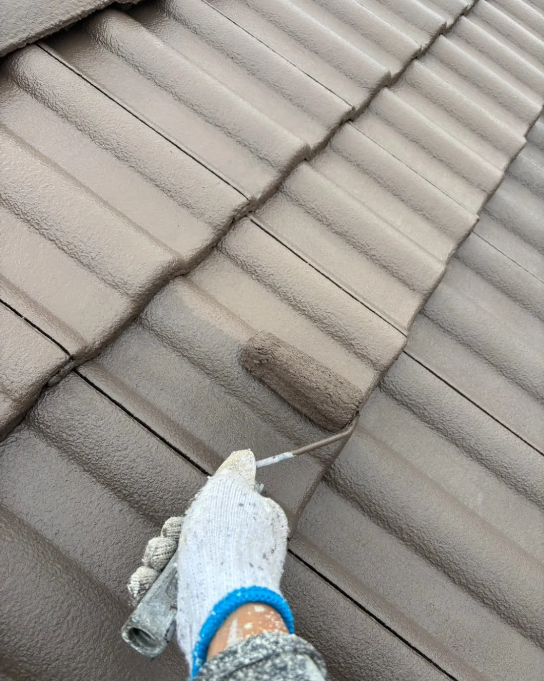 ー松戸市K様邸外壁中塗り他（屋根・外壁塗装工事）－