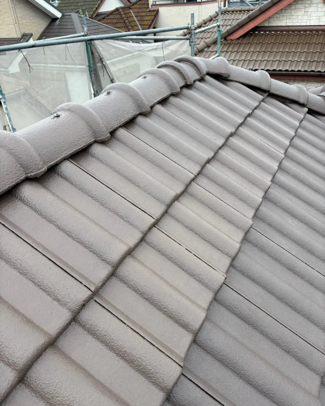 ー松戸市K様邸外壁中塗り他（屋根・外壁塗装工事）－