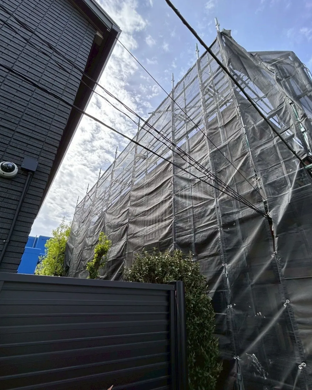 ー松戸市M様邸足場組立(屋根・外壁塗装工事)-