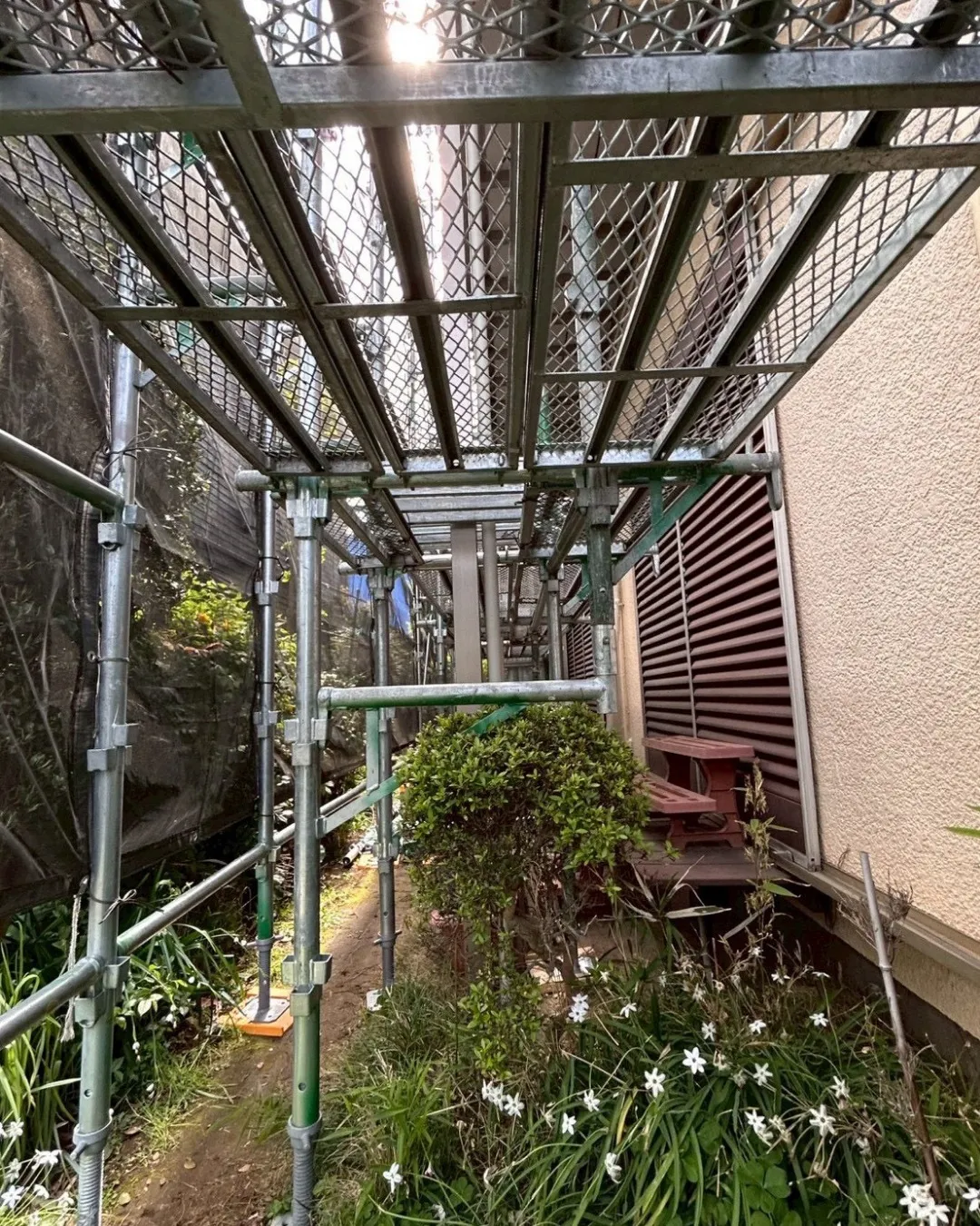 ー松戸市M様邸足場組立(屋根・外壁塗装工事)-