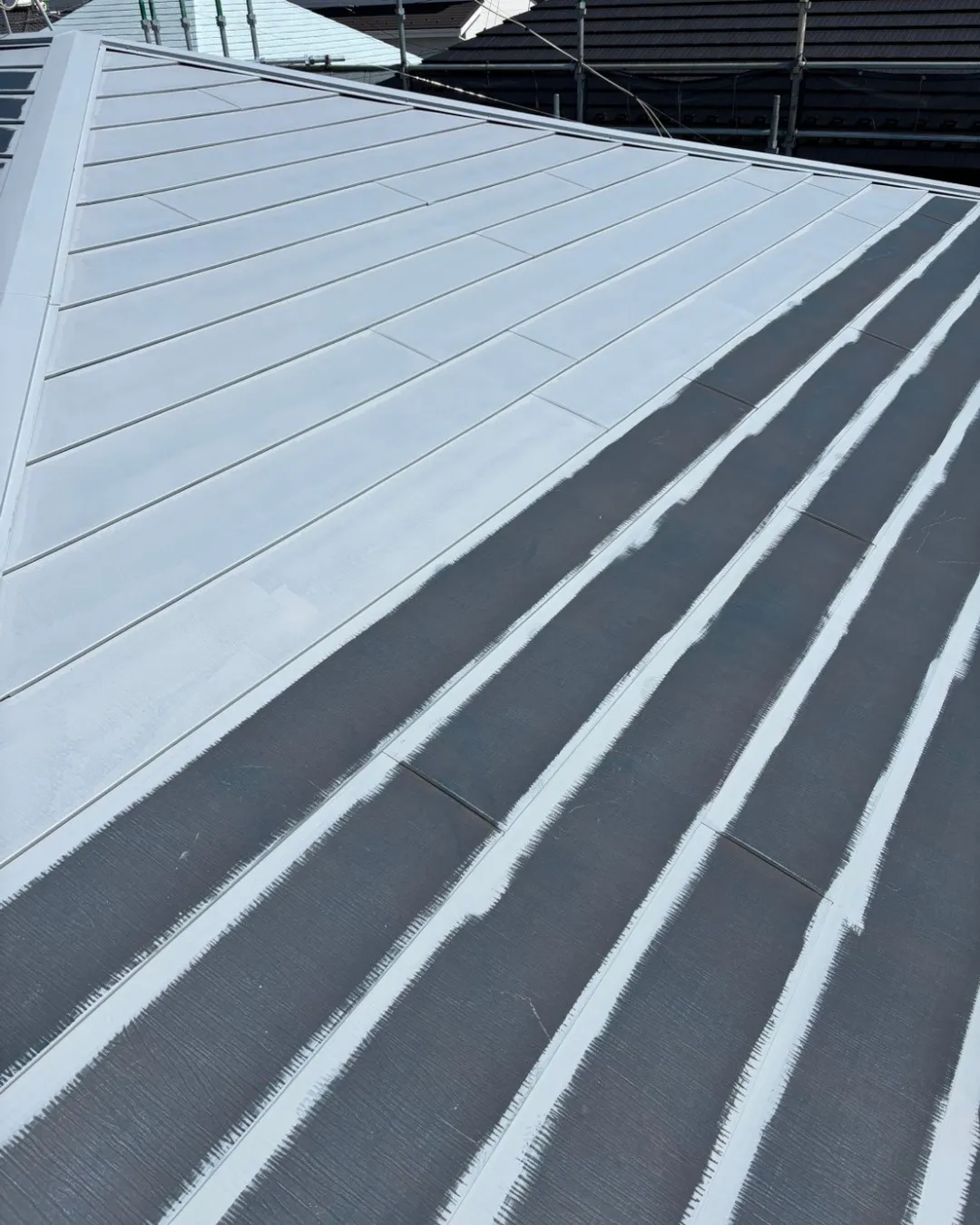 ー松戸市M様邸屋根下塗り他（屋根・外壁塗装工事）－