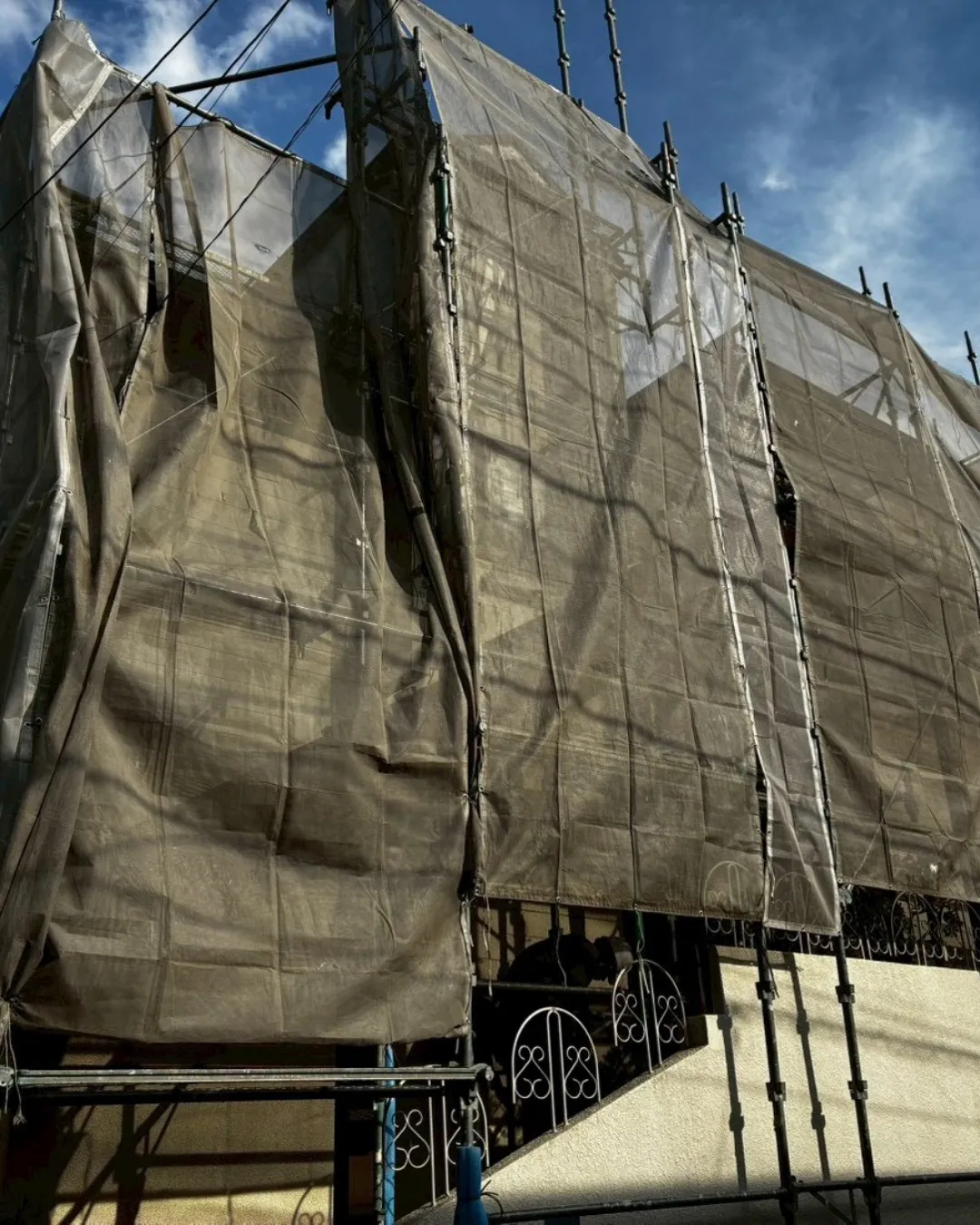 ー松戸市H様邸足場組立（外壁塗装工事）－