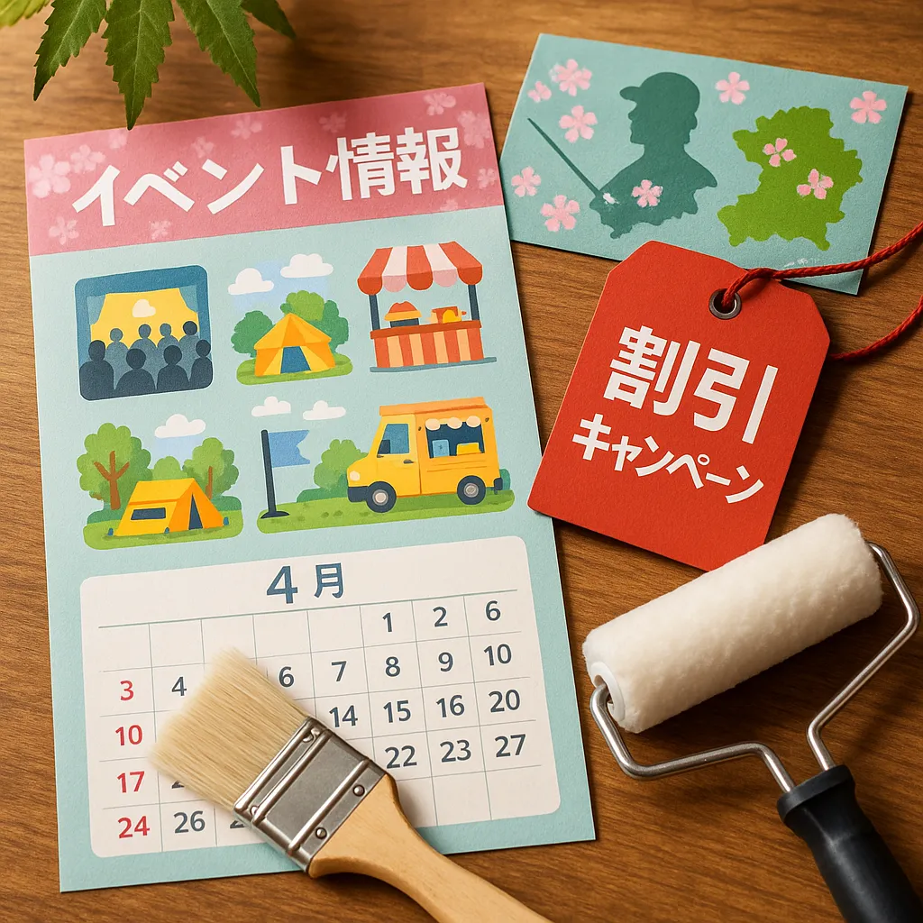 松戸市4月イベント情報と割引キャンペーンを有限会社ケーアイ美装で楽しむ