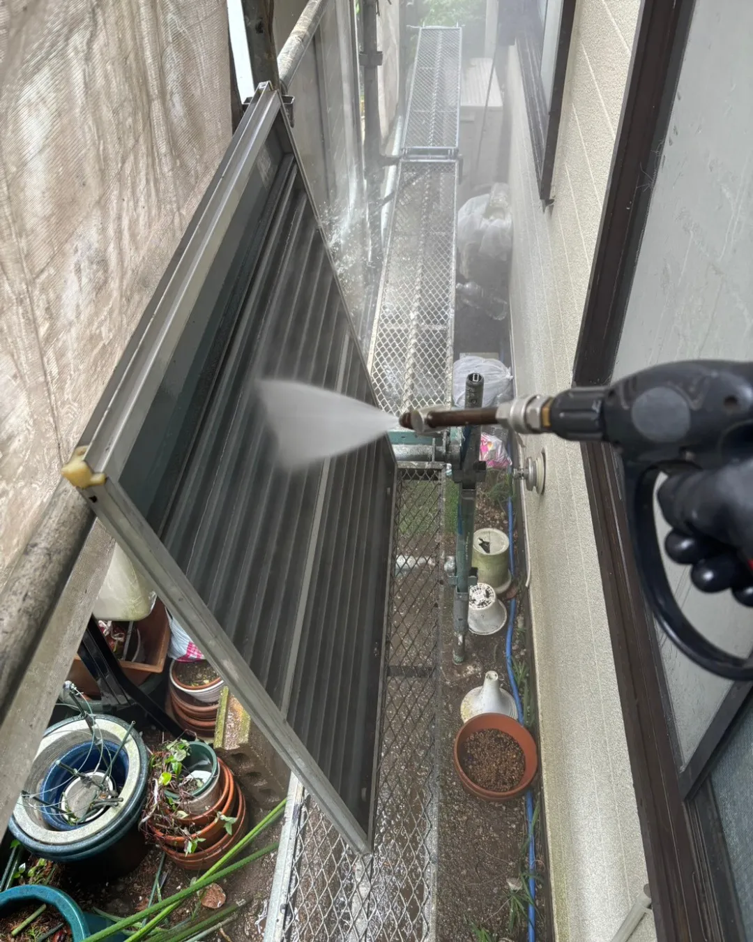 ー松戸市H様邸高圧洗浄（外壁塗装工事）－