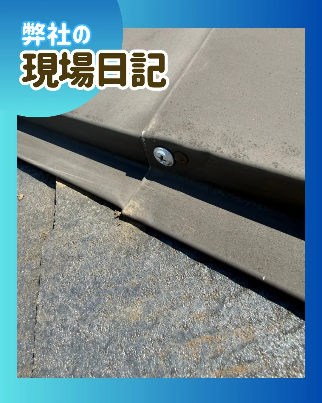 ー松戸市Ｋ様邸棟トタン部補強（屋根・外壁塗装工事）－