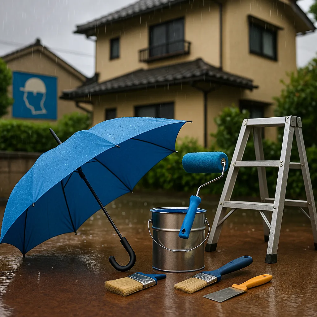 松戸市の外壁塗装 6月の雨対策お役立ち情報3選 具体例つき