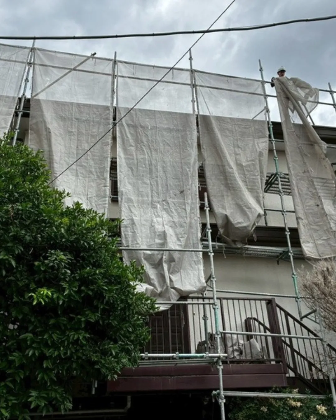 ー松戸市M様邸足場組立（屋根・外壁塗装工事）－