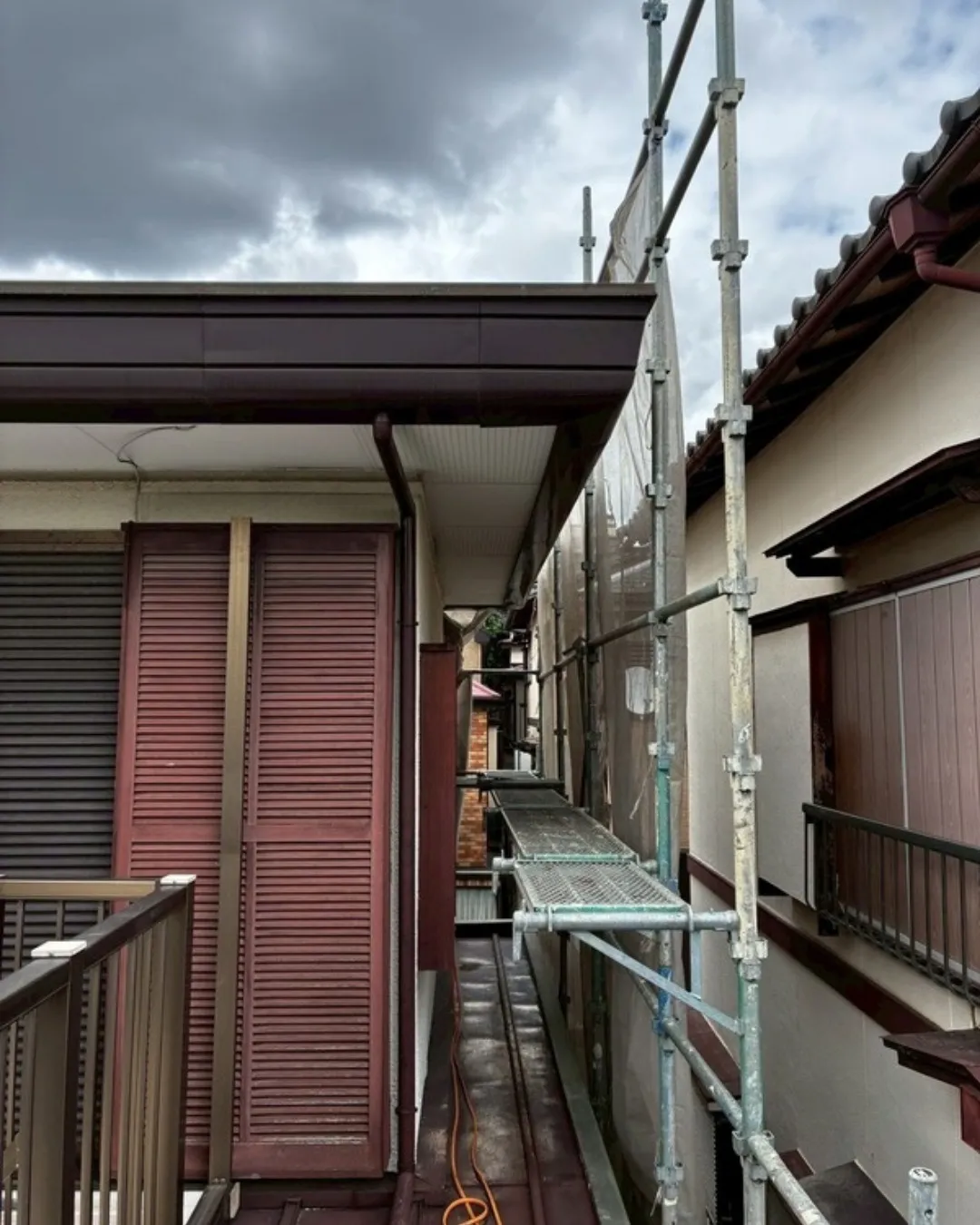 ー松戸市M様邸足場組立（屋根・外壁塗装工事）－