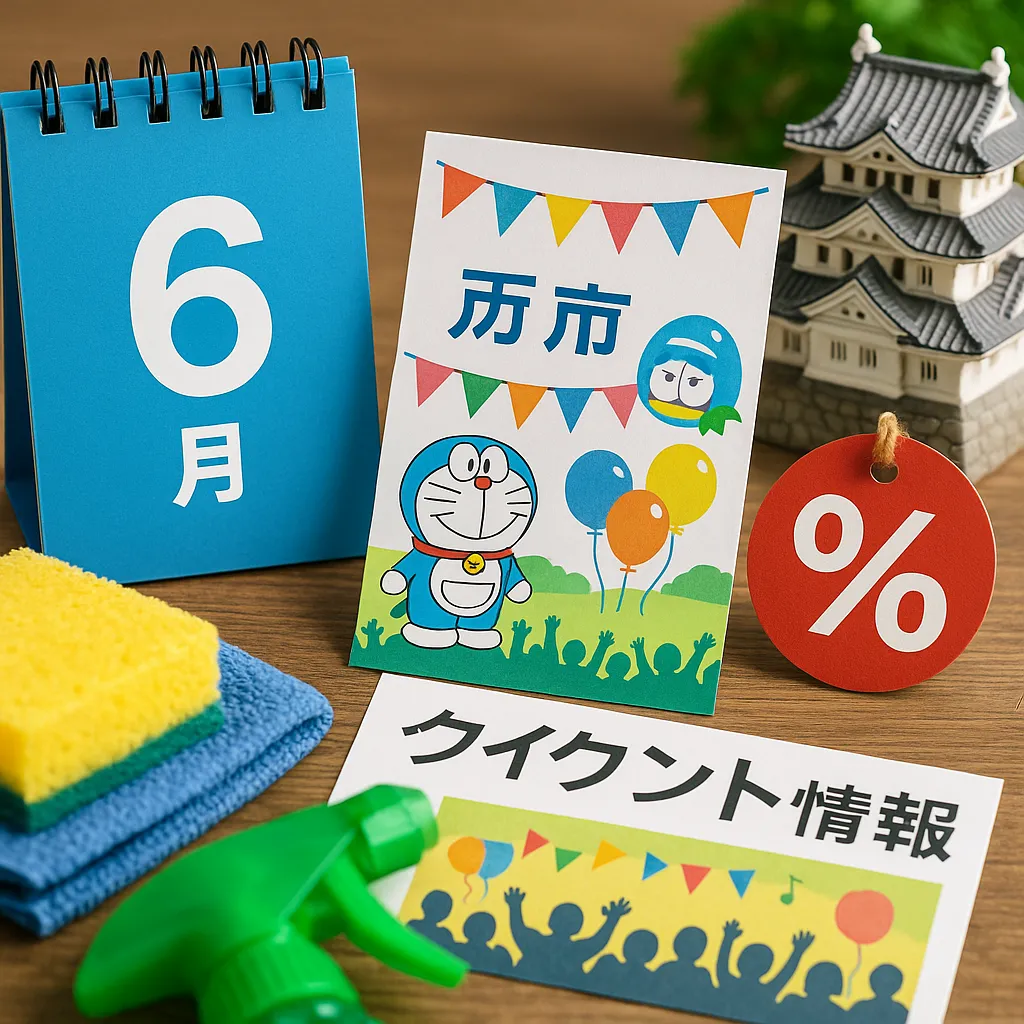 6月の松戸市イベント情報と割引キャンペーン｜有限会社ケーアイ美装