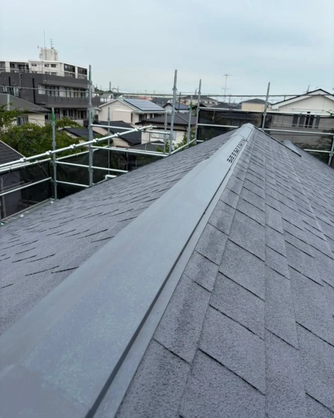 ー松戸市N様邸屋根中塗り（屋根・外壁塗装工事）－