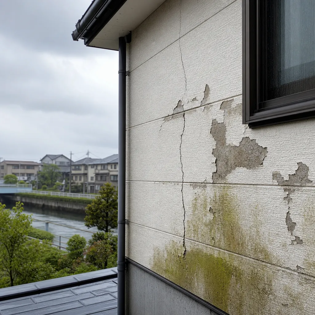 松戸市の外壁塗装、梅雨前に見る3つの劣化