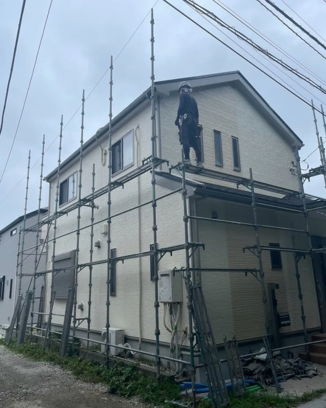 ー松戸市M様邸足場解体(屋根・外壁改修工事)-