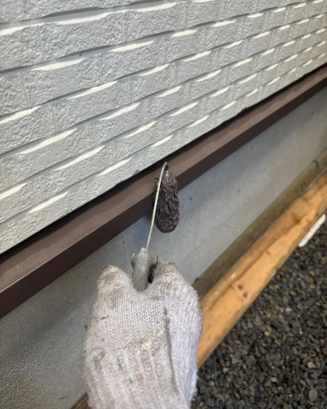 ー松戸市S様邸屋根下塗り完了(屋根・外壁塗装工事)-