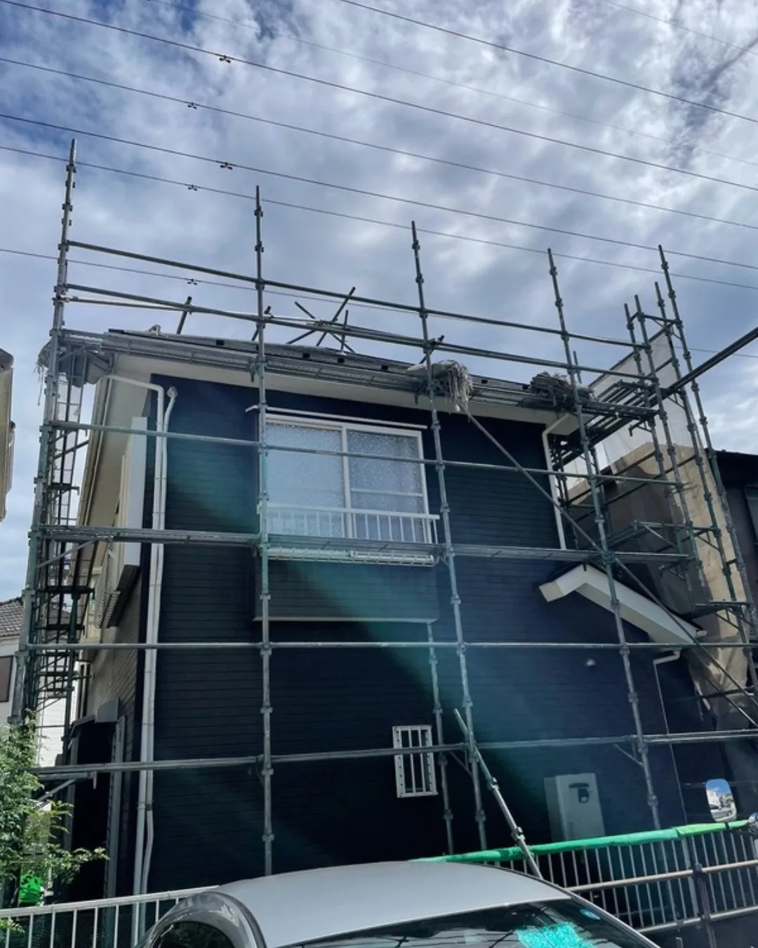 ー松戸市M様邸工事着工(屋根・外壁塗装工事)-