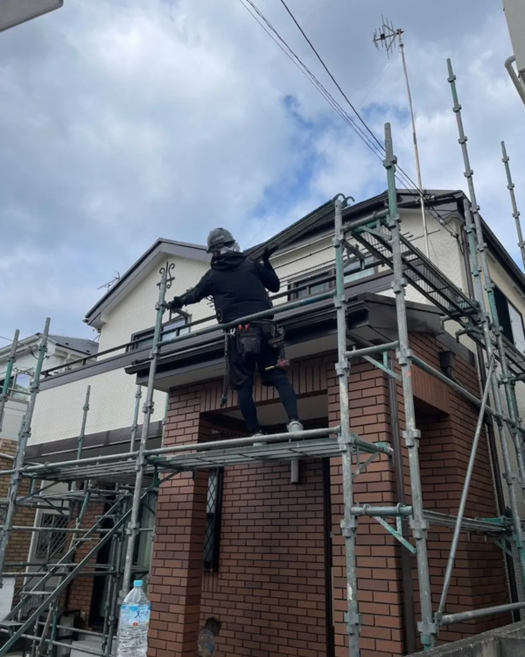ー松戸市S様邸足場解体（屋根・外壁塗装工事）－