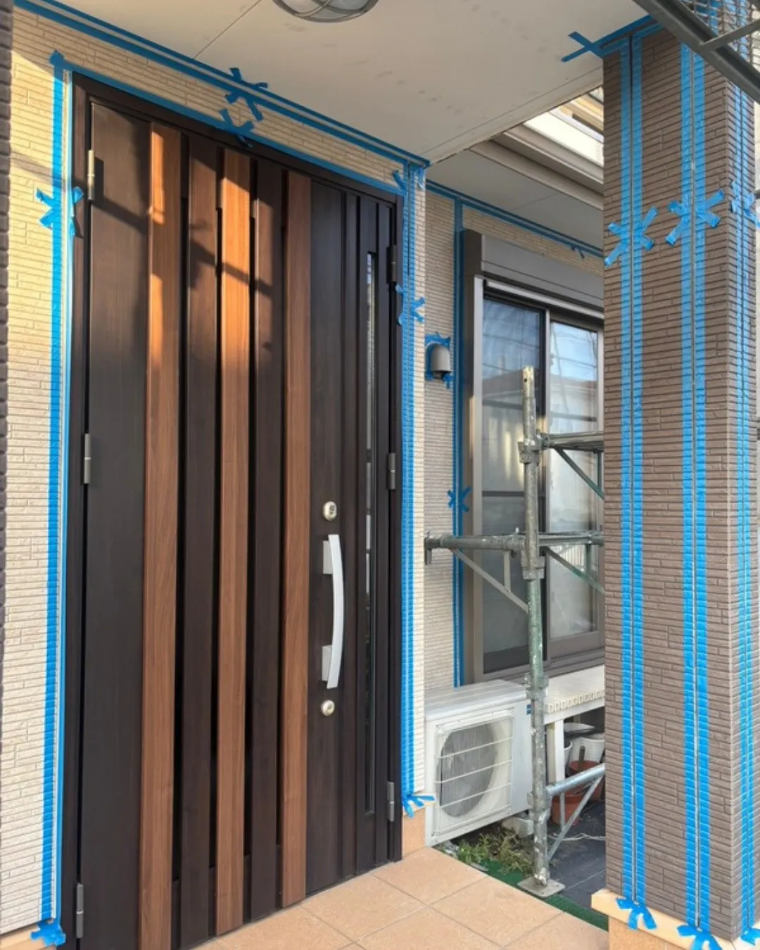 ー松戸市M様邸、W様邸作業(屋根・外壁塗装工事)-