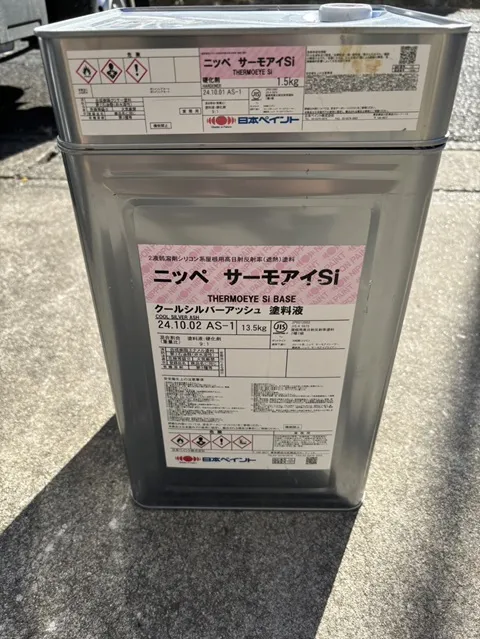 千葉県松戸市上本郷　　　 K様邸　　屋根・外壁塗装工事　ー屋根中塗り等ー